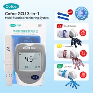 3 in 1 Cholesterol & Uric Acid and Blood Glucose household meter with test strips monitor