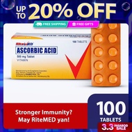 Unilab - RiteMED Ascorbic Acid 500mg 100 Tablets (Vitamin C)