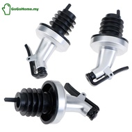 GOG 3pcs Stainless Steel  Bottle Stopper Liquor Bottle Pourer Stopper Dispenser  MY