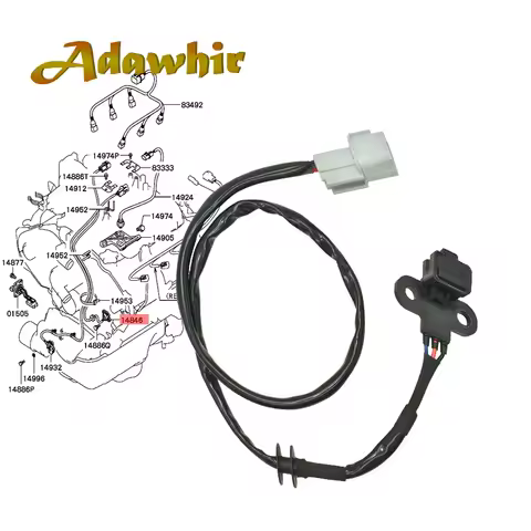 Camshaft Position Sensor for Mitsubishi Shogun Montero Pajero V25 V45 6G74 3.5L 1990-2003 MD303644