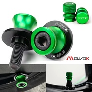 For Kawasaki Z750 Z 750 Z750S Z750R Motorcycle Accessories M10 Stand Screws Swing arm Bolts Swingarm