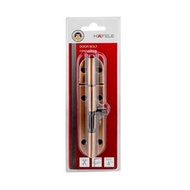 HAFELE General Bolt 489.71.307 4 Inches Blackened Copper Color 1118864