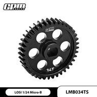 GPM 4140 Carbon Steel Speed Main Gear 34T36T For LOSI 1/24 Micro-B 2WD Buggy