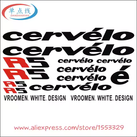 1 set R5 Stationery Stickers DIY Bike Decorative Stickers Bike Decals Frame Stickers Bicycle Sticker