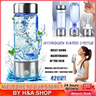 Hydrogen Water Bottle 3Min Electrolytic Portable H2O Hydrogen Bottle Titanium Hydrogen Rich Water Cu