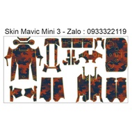 Skin Trang Trí Flycam Dji Mavic 3 - Mavic 3 Pro - Camo Chấm Bi