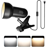 Lampu Kerja LED dengan Penjepit, 5W 360 °   Kepala Boleh Diputar, Lampu Meja Kerja Ultra Terang, Lam