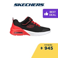 Skechers สเก็ตเชอร์ส รองเท้าเด็กผู้ชาย รองเท้าผ้าใบ Boys Microspec Max Gorvix Shoes - 403773L-BKRD Skech-Air Lightweight