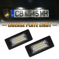 2pcs LED Number License Plate Light No Error 18SMD LED lamp For BMW X1 X5 X6 E39 E60 E61 E70 E82 E90