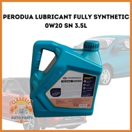 PERODUA LUBRICANT FULLY SYNTHETIC 0W20 SN 3.5L