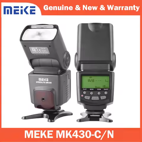 Meike MK430 TTL Speedlite Shoe Mount Flash Compatible with Canon 70D 77D 80D Rebel T7i T6i T6s T6 T5