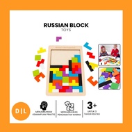 Russian Tetris Puzzle Toy/ tangram wooden puzzle toy Tetris Toy Educational Toy for Children