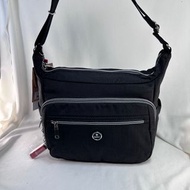 BESIDE-U 專櫃  子母袋側背包 RFID防盜尼龍材質 BFYPRO214R-1C1黑色/新字母$3250