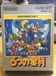 自有收藏 日本版 任天堂 GAME BOY 遊戲卡帶 超級瑪莉兄弟 超級瑪莉歐樂園2 六個金幣