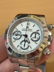 🌹🌹Schwarz Etienne watch🌹🌹高級瑞士獨立制錶廠 40mm 參考Rolex Daytona 16520 款式🌹🌹琺瑯錶面/瑪瑙釘字/ 古董錶