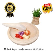 KAYU Cobek Wood Ulekan Wood Ulekan Wood Cobek