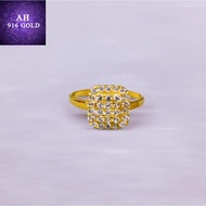 Cincin Tunang Emas 916 Size 15/Merisik/Kahwini/Nikah/Engagement Ring