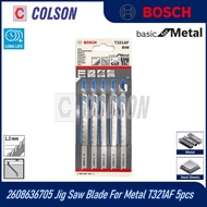 COLSON BOSCH 2608636705 Jig Saw Blade For Metal T321AF 5pcs