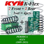 KYB COIL SPRING FOR  PERODUA ALZA 2009 - 2022 FRONT  REAR  SET COIL SPRING STANDARD KYB K-FLEX 2 OR 