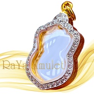 กรอบพระสำเร็จรูป งานจิวเวลรี่ทองอิตาลี ทรงเสมาพิมพ์เล็ก (ขนาดหน้ากระจก 2.2x3.2 cm.) รหัส 822