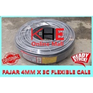 FAJAR 4MM X 3CORE FLEXIBLE CABLE 90 METER(100% PURE COPPER)