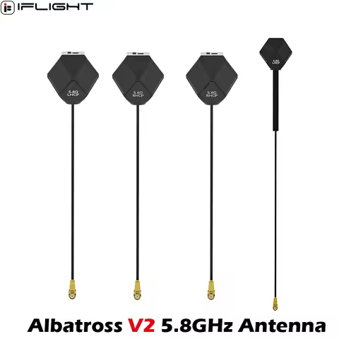 IFlight Albatross V2 5.8GHz 2.4dBi Antenna UFL / 90° MMCX LHCP RHCP 65mm/130mm/150mm/170mm for FPV R