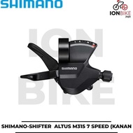 Right Shifter 7 Speed Shimano Altus M315 M-315 Original 7Sp Sp Separate Handle Mountain Bike Mtb Fol