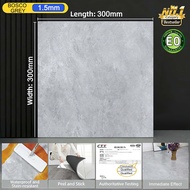30PCS💥Marble Vinyl Floor Tiles 30X30CM 60X60CM Self Adhesive Waterproof PVC Sticker Lantai Pelekat