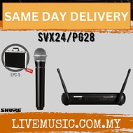 Shure SVX24/PG28 Handheld Wireless Microphone System w/LPC-S Hard Case ( SVX24-PG28 / SVX24PG28 )