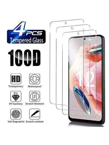 2/4Pcs Tempered Glass For Xiaomi Redmi Note 12 4G 5G/Note 12S/Note 12 Pro/Note 12 Pro + Screen Prote