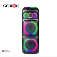 GEDI-G 12 inch*2 Blue Tooth Speaker with Wireless Microphone GD-2015