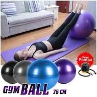 Gym Ball fitness 75 cm Gym Ball/ yoga Ball sports equipment (Bonus Pump) Gymball 019-3