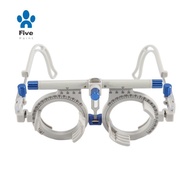 Eye Exam Tool Eyewear Trial Frame New Optometry PD 48-80mm Adjustable 4 Lens Slots with Eye Distance