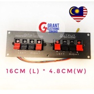 8 Way Speaker Box Terminal Connector Round Gold Binding Post [ Kotak Speaker Terminal ]