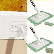 Floor Mop Automatic Cloth Clamping System Mop with  Reusable Microfiber Pads