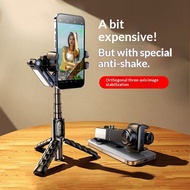 Q18 mobile phone gimbal stabilizer 3-axis selfie stick anti-shake desktop tripod lazy live streaming