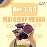 INAI CELUP WARNA MERAH TERANG BUAT INAI PENGANTIN LAWA SANGAT