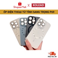 KOLEAD P69 Luxury Magnetic Hard Phone Case camera Protection for IP 11 12 13 14 15 Pro Promax