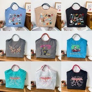 Ready Stock Embroidery Eco-friendly Nylon Shopping Bag Full of Hope Niche Ten Thousand
