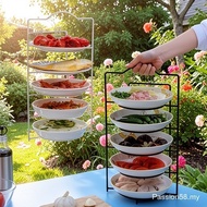 Dish preparation special dish god household hot pot kitchen food preparation multi-layer shelf multi