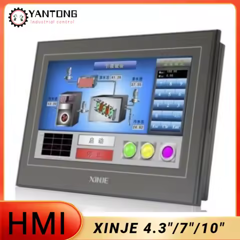 XINJE HMI 4.3"/7"/10" Touch screen TG465-XT/MT/ET/UT TG765S-XT/MT/ET/UT TGA63S-MT/ET/UT Supports 232