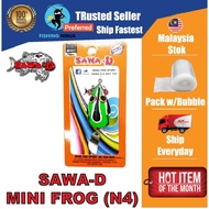 SAWA-D Mini Frog (N4) BKK Hook 1 Length 3.3cm Weight 4.5g Soft Bait Soft Lure Umpan Katak Tomman Kil