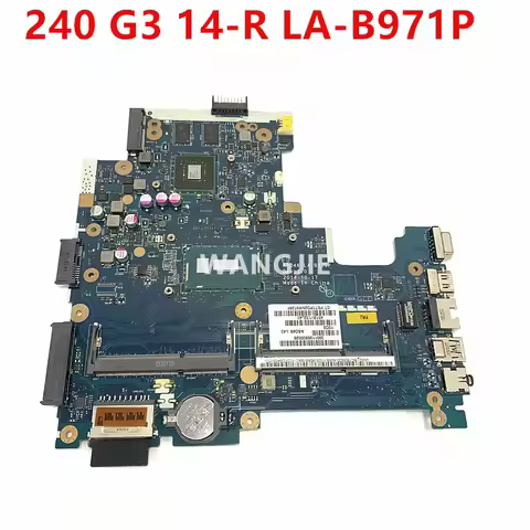 For HP 240 G3 14-R Motherboard With Graphic + I3-5010U CPU AS046 LA-B971P Mainboard N15V-GM-S-A2 100