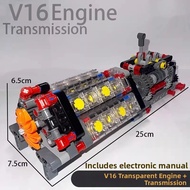 Boy V16 Engine and Transmission Assembly Block Toy