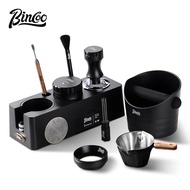 BINCOO Espresso Tamper Base Set Coffee Machine Handle Tamper Hammer Cloth Powder Distributor Knock S