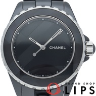 香奈兒 J12 無題腕錶 38 毫米自動機械錶，全球限量 1200 枚，H5581，帶錶盒、保固卡，陶瓷材質，男士腕錶，黑色，拋光處理，成色極佳 [二手]