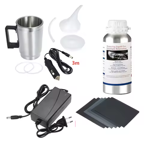 Car Headlight Polish Restoration Kit Automotive Headlight Care Tool Car Headlight Restoration Liquid