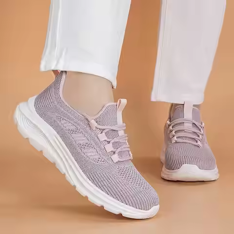 Parkour Sumer Woman's Ladies Shoes Purple Tennis Fashion Female Sneakers Golf Exerciser Sport Shooes