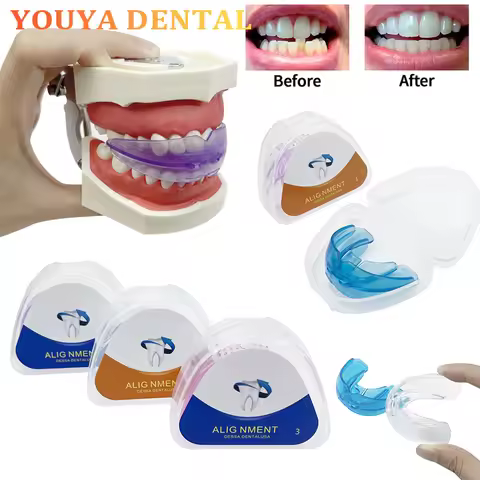 1pcs Orthodontics Silicone Teeth Fixator Orthodontic Braces Smile Teeth Alignment Trainer Braces Den