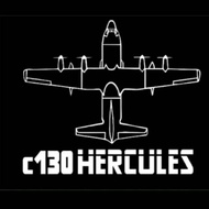 Hercules c130 Sticker Hercules airplane car windowcutting stiker